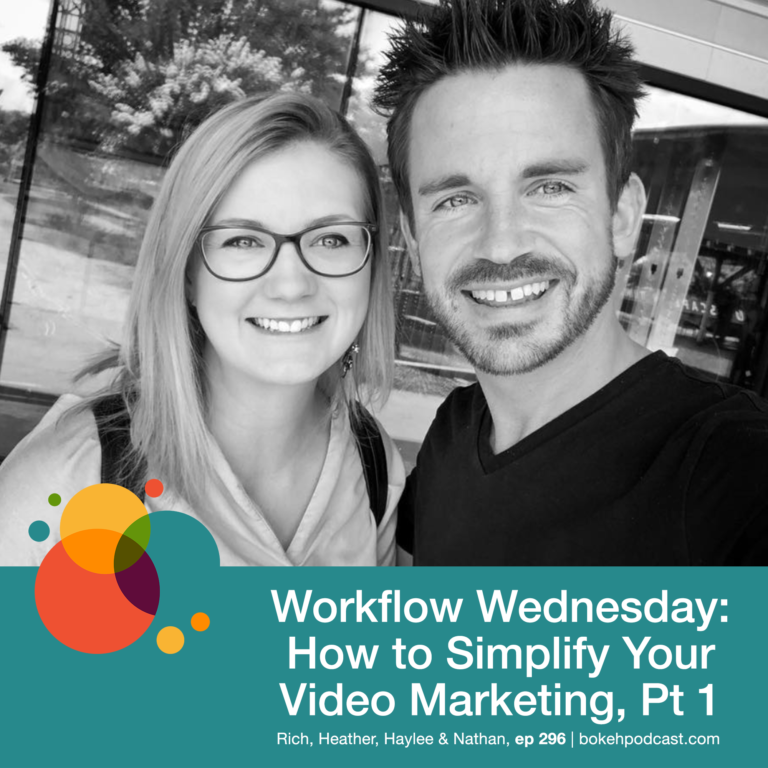 Episode 296: Workflow Wednesday: How to Simplify Your Video Marketing – Rich, Heather, Haylee, & Nathan