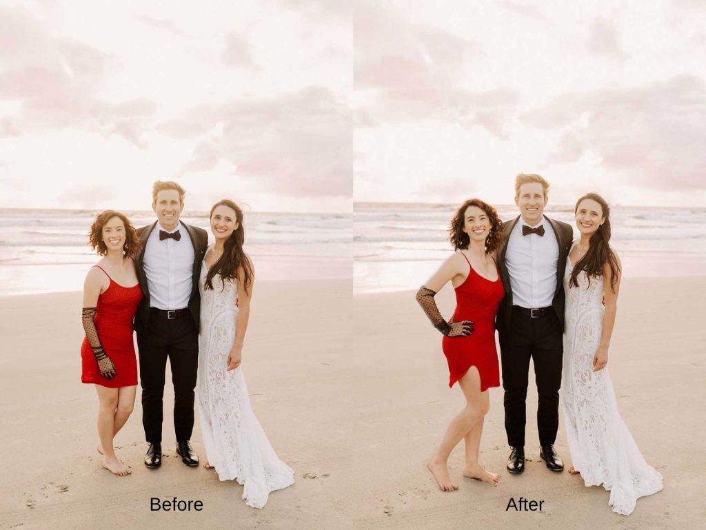 Custom Retouching Before/After Image