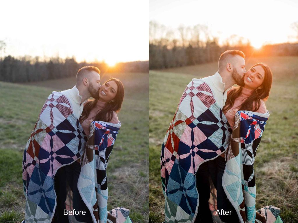 Color Correction Before/After Engagement Image