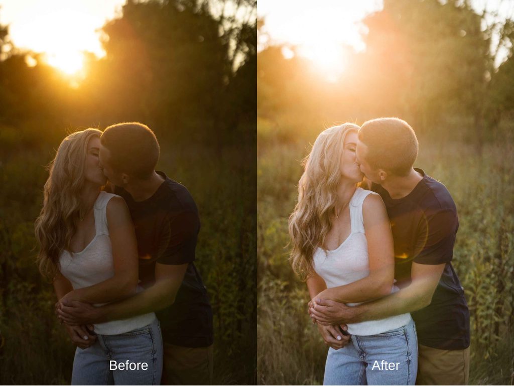 golden hour color correction