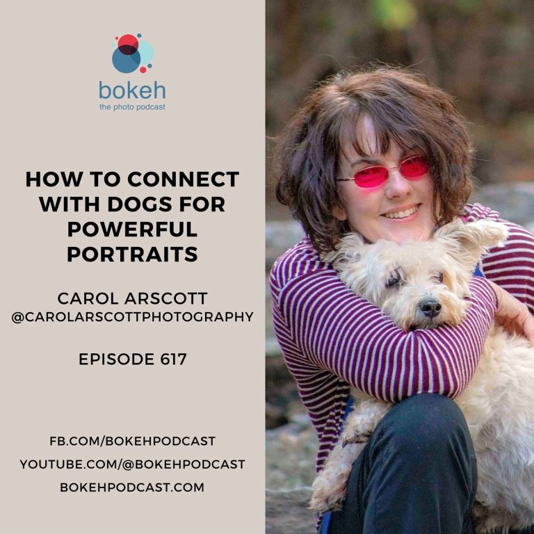 Episode 617: How to Connect with Dogs for Powerful Portraits – Carol Arscott