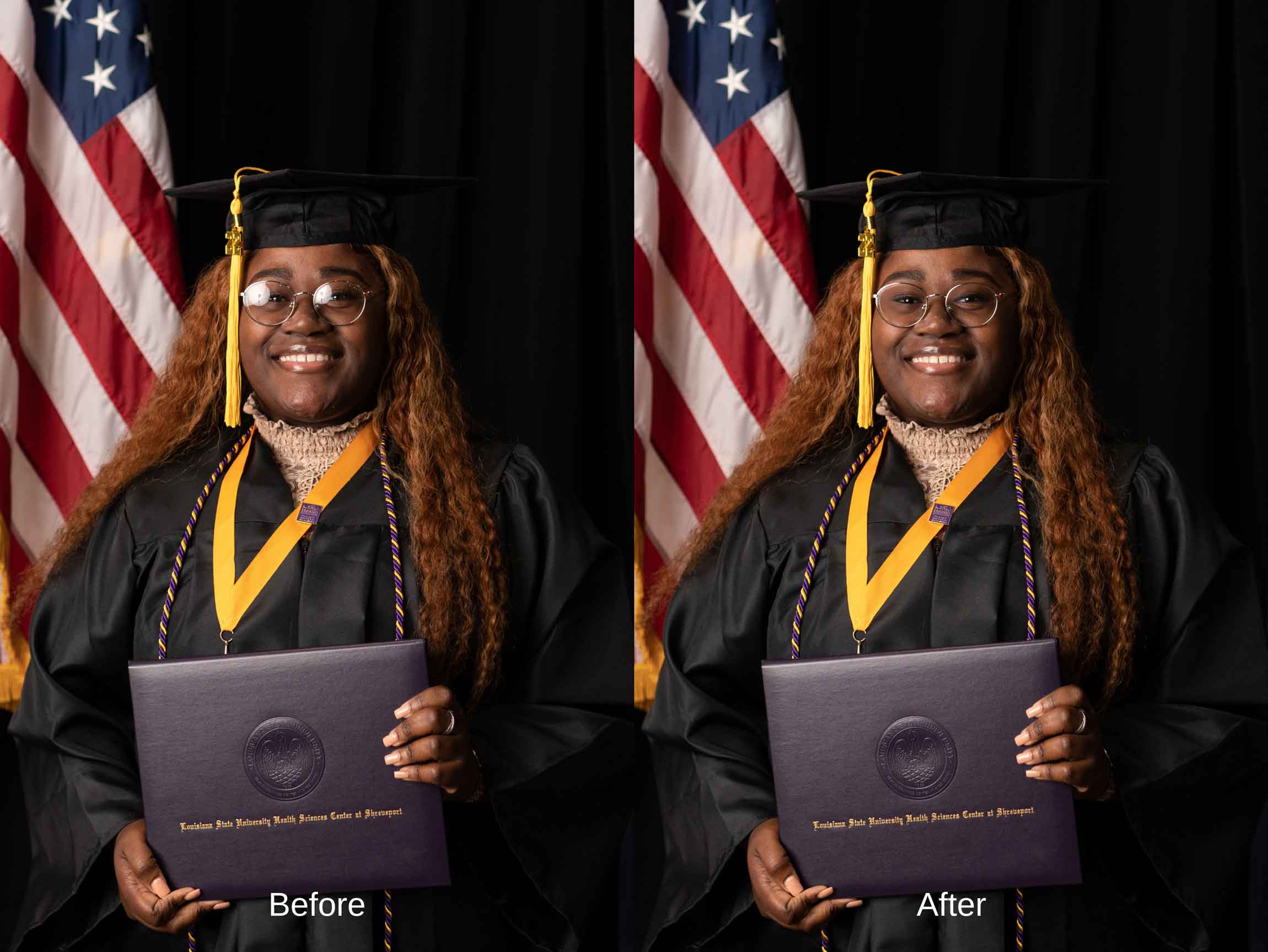 Photoshop editing for senior photos