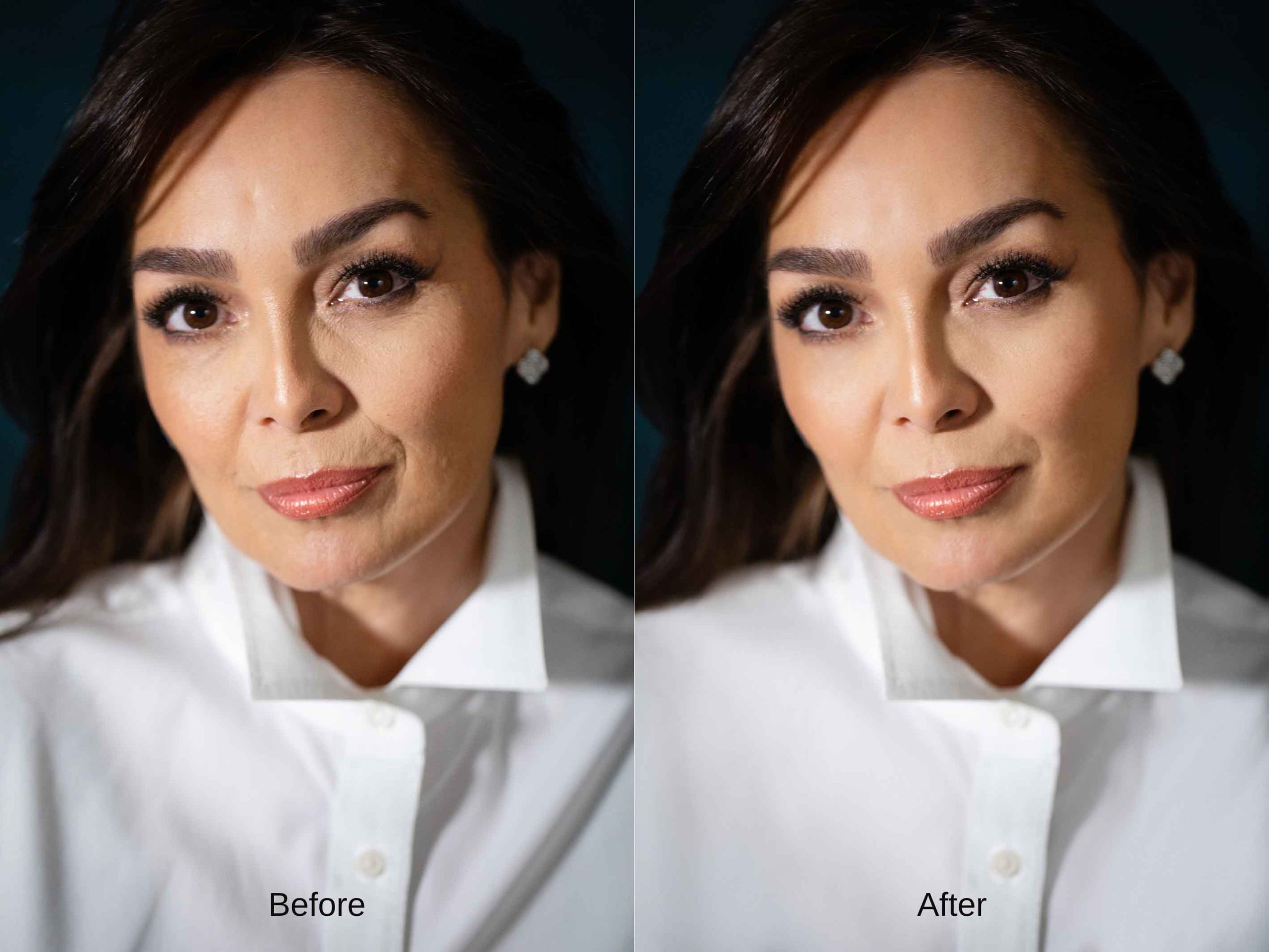 Photoshop retouching service for headshot photography