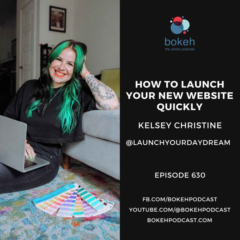 Episode 630: How to Launch Your New Website Quickly – Kelsey Christine